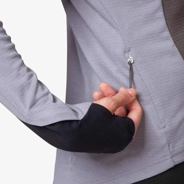 On Running On Weather Shirt Women - Fossil & Rock 4 On Running On Weather Shirt Women - Fossil & Rock - Afbeelding 4