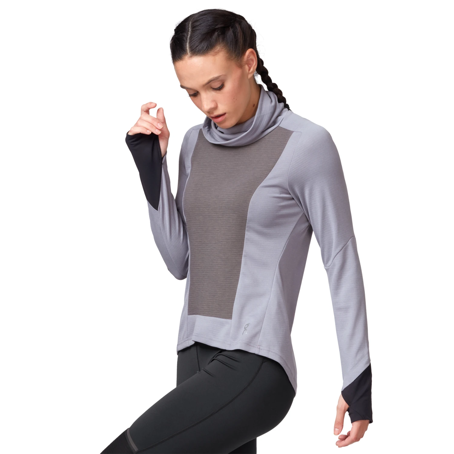 On Running On Weather Shirt Women - Fossil & Rock 1 On Running On Weather Shirt Women - Fossil & Rock