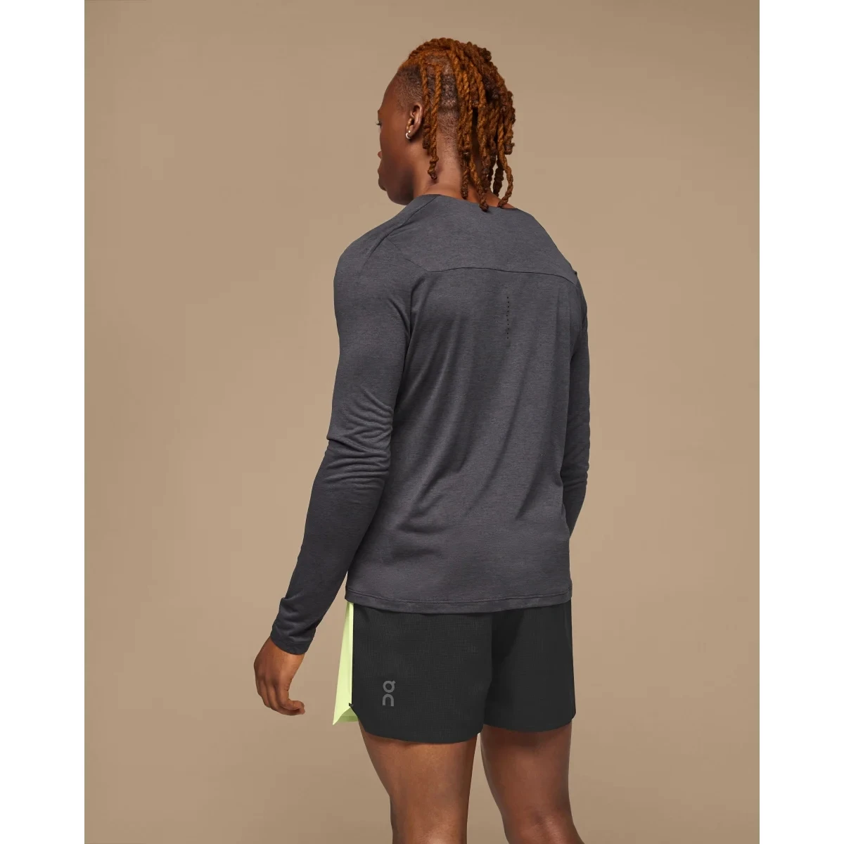 On Running On 5 Inch Lightweight Shorts Heren Hardloopshort - Hay & Black 5 On Running On 5 Inch Lightweight Shorts Heren Hardloopshort - Hay & Black - Afbeelding 5