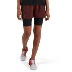 On Running On Active Shorts Dames - Mulberry & Black 19 On Running On Active Shorts Dames - Mulberry & Black -On Running on active shorts women mulberry black 10 1046325