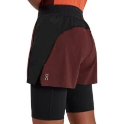 On Running On Active Shorts Dames - Mulberry & Black 14 On Running On Active Shorts Dames - Mulberry & Black -On Running on active shorts women mulberry black 5 1046323