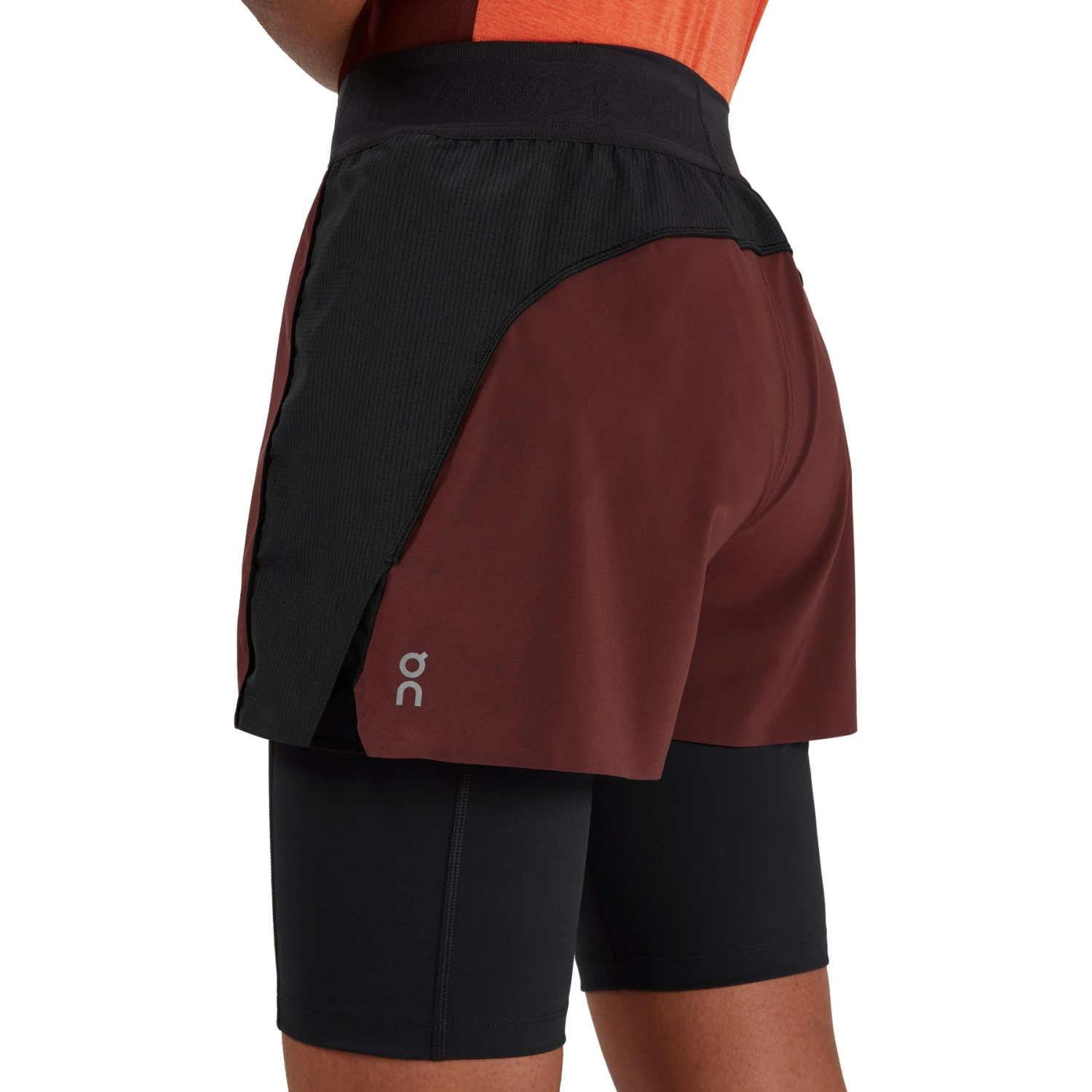 On Running On Active Shorts Dames - Mulberry & Black 5 On Running On Active Shorts Dames - Mulberry & Black - Afbeelding 5