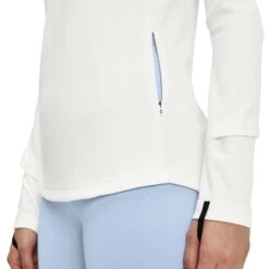 On Running On Climate Dames Shirt Met Lange Mouwen - Undyed-White -On Running on climate shirt women undyed white 6 1425617