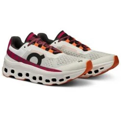 On Running On Cloudmonster Dames Hardloopschoenen - Undyed-White & Aurora