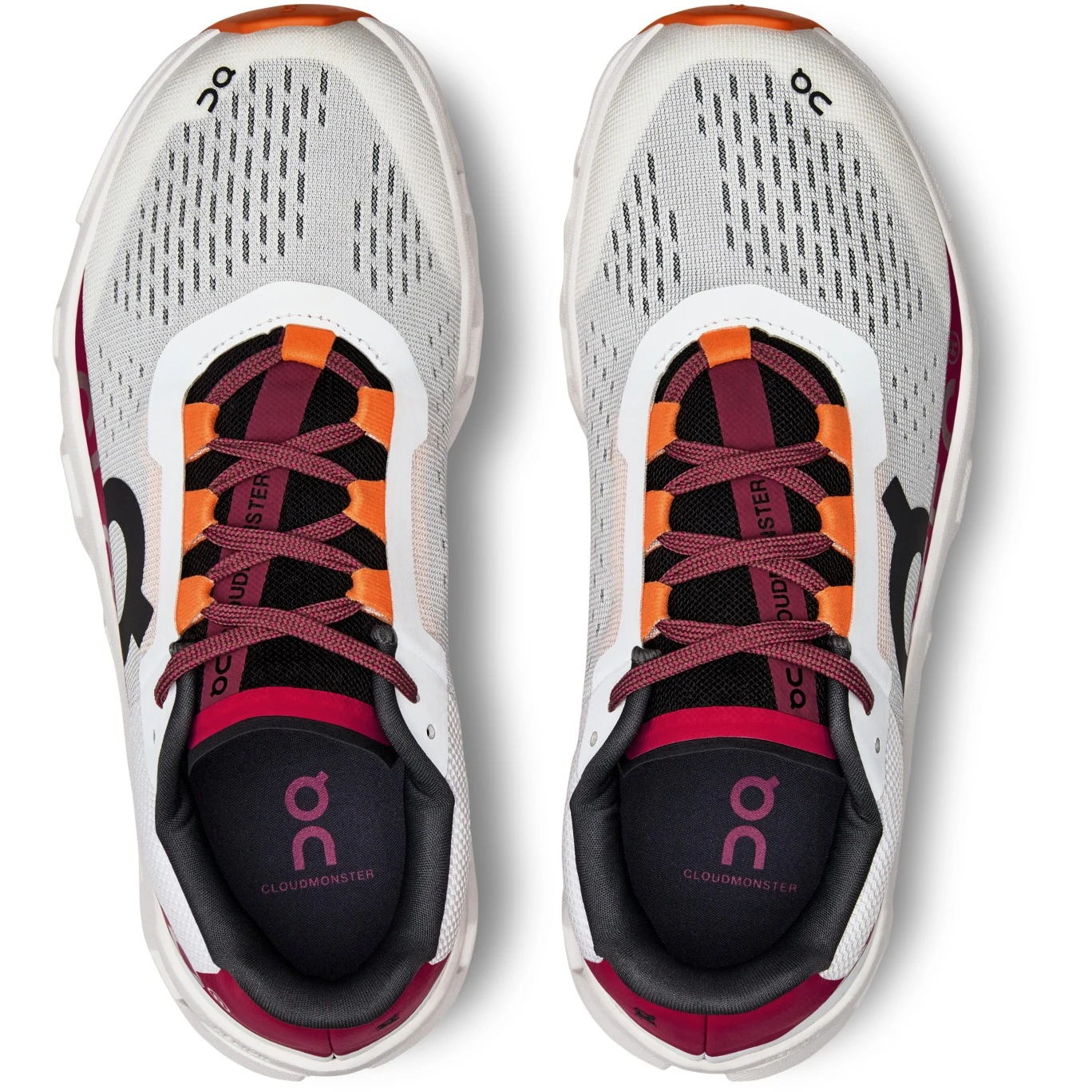 On Running On Cloudmonster Dames Hardloopschoenen - Undyed-White & Aurora 5 On Running On Cloudmonster Dames Hardloopschoenen - Undyed-White & Aurora - Afbeelding 5