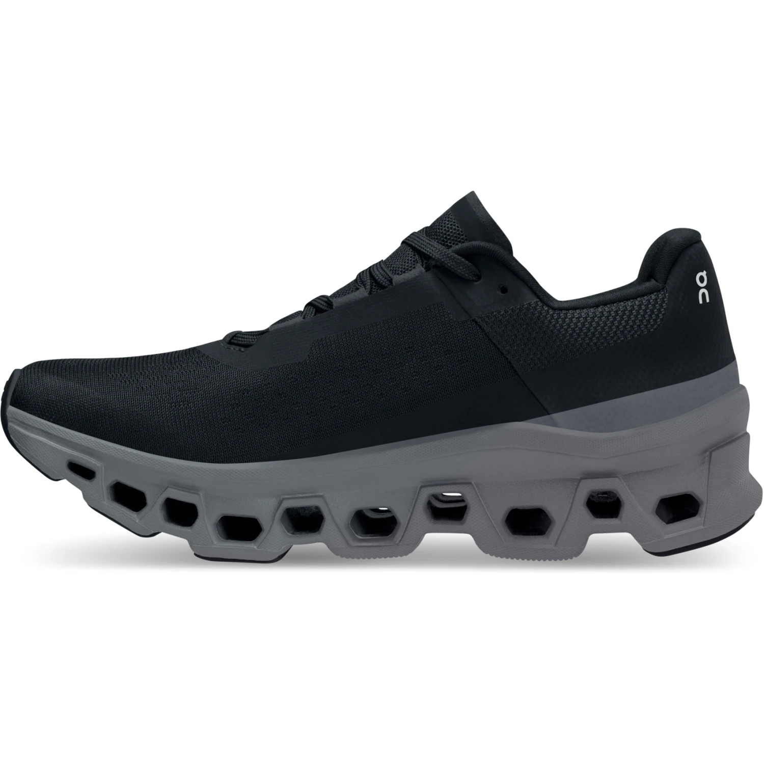 On Running On Cloudmonster Dames Hardloopschoenen - Black & Magnet 4 On Running On Cloudmonster Dames Hardloopschoenen - Black & Magnet - Afbeelding 4