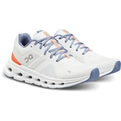 On Running On Cloudrunner Wide Dames Hardloopschoenen - Undyed-White & Flame