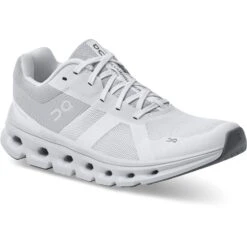 On Running On Cloudrunner Wide Women Running Shoes - White & Frost 13 On Running On Cloudrunner Wide Women Running Shoes - White & Frost -On Running on cloudrunner women running shoe white frost 6 1149237