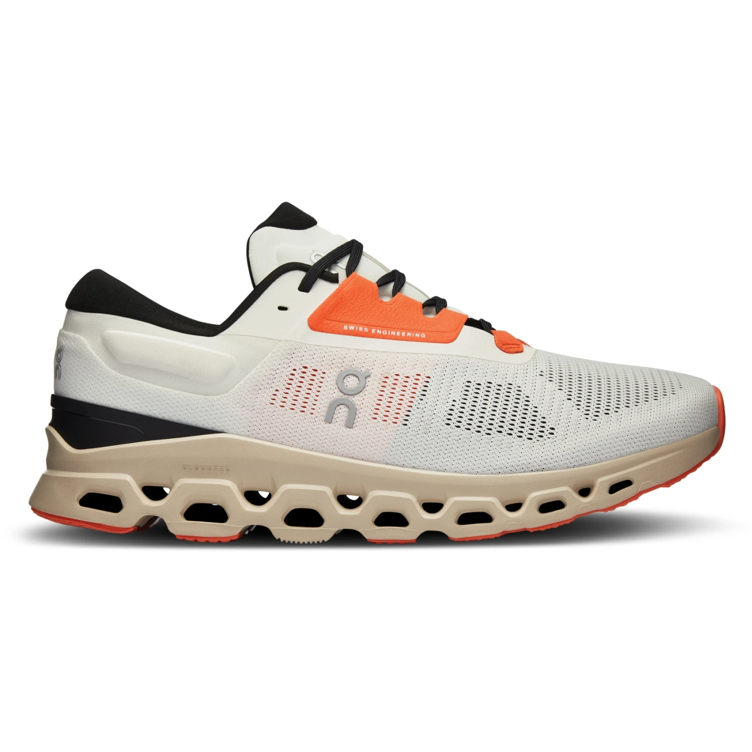 On Running On Cloudstratus 3 Heren Hardloopschoenen - Undyed-White & Sand 4 On Running On Cloudstratus 3 Heren Hardloopschoenen - Undyed-White & Sand - Afbeelding 4