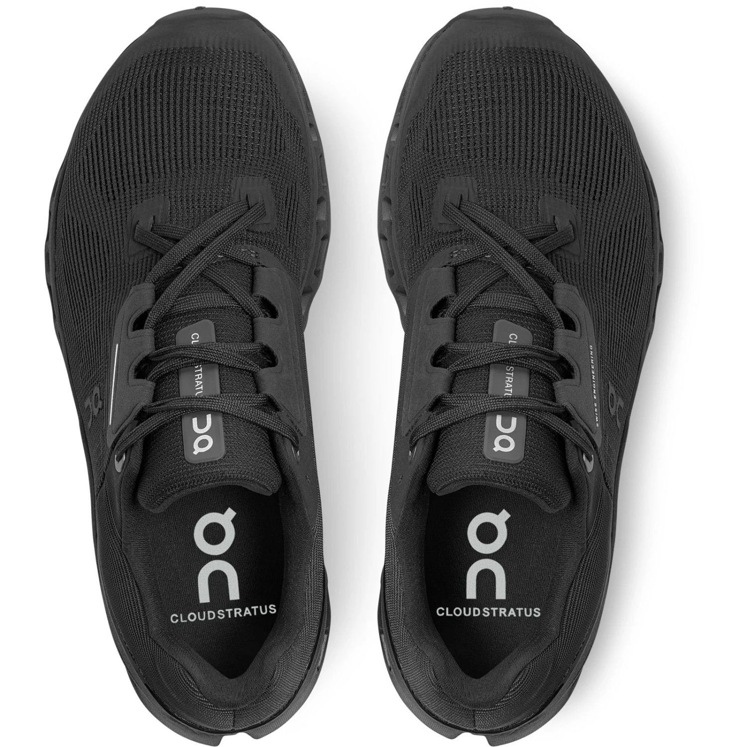 On Running On Cloudstratus Women Running Shoe - Black 2 On Running On Cloudstratus Women Running Shoe - Black - Afbeelding 2