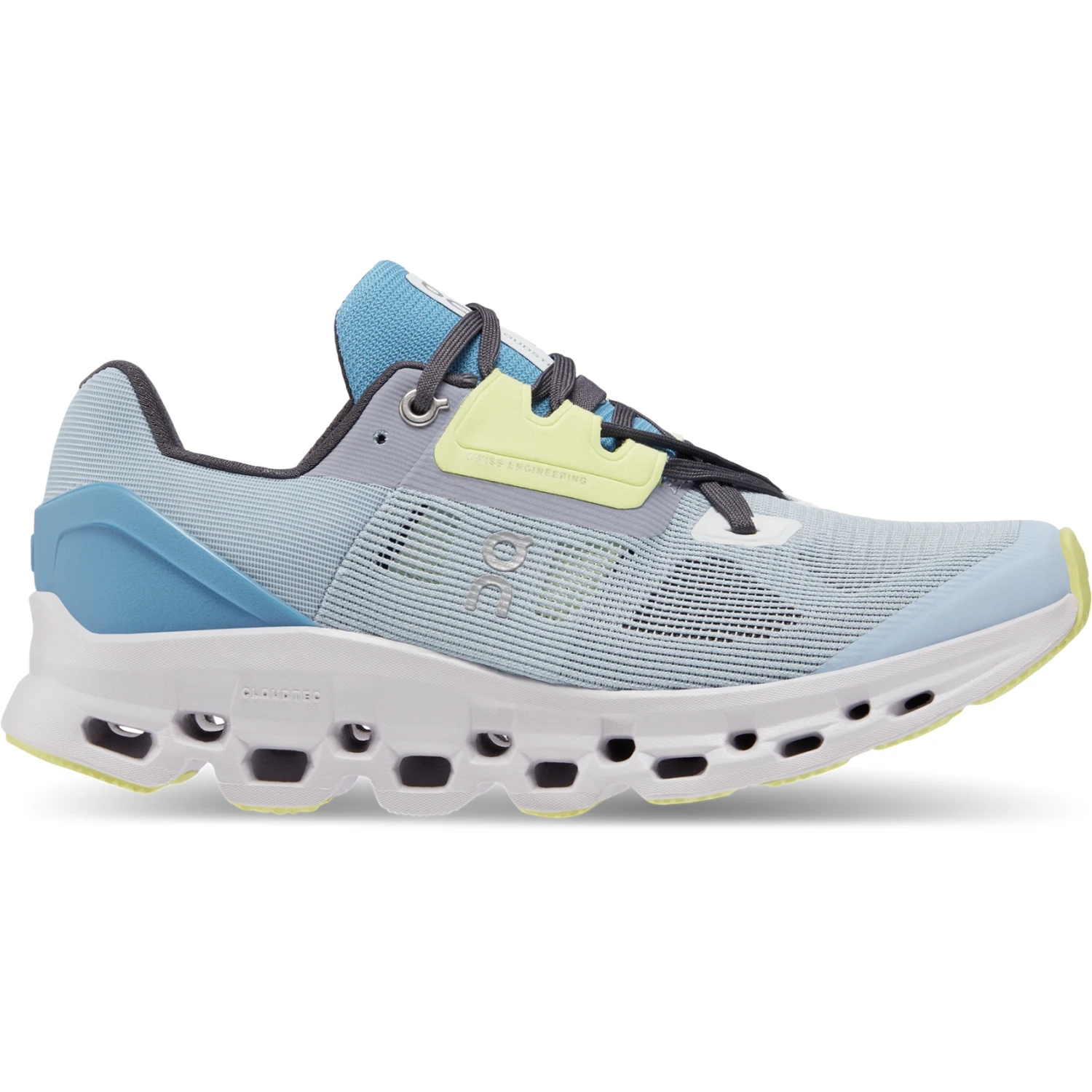 On Running On Cloudstratus Women Running Shoe - Chambray & Lavender 1 On Running On Cloudstratus Women Running Shoe - Chambray & Lavender