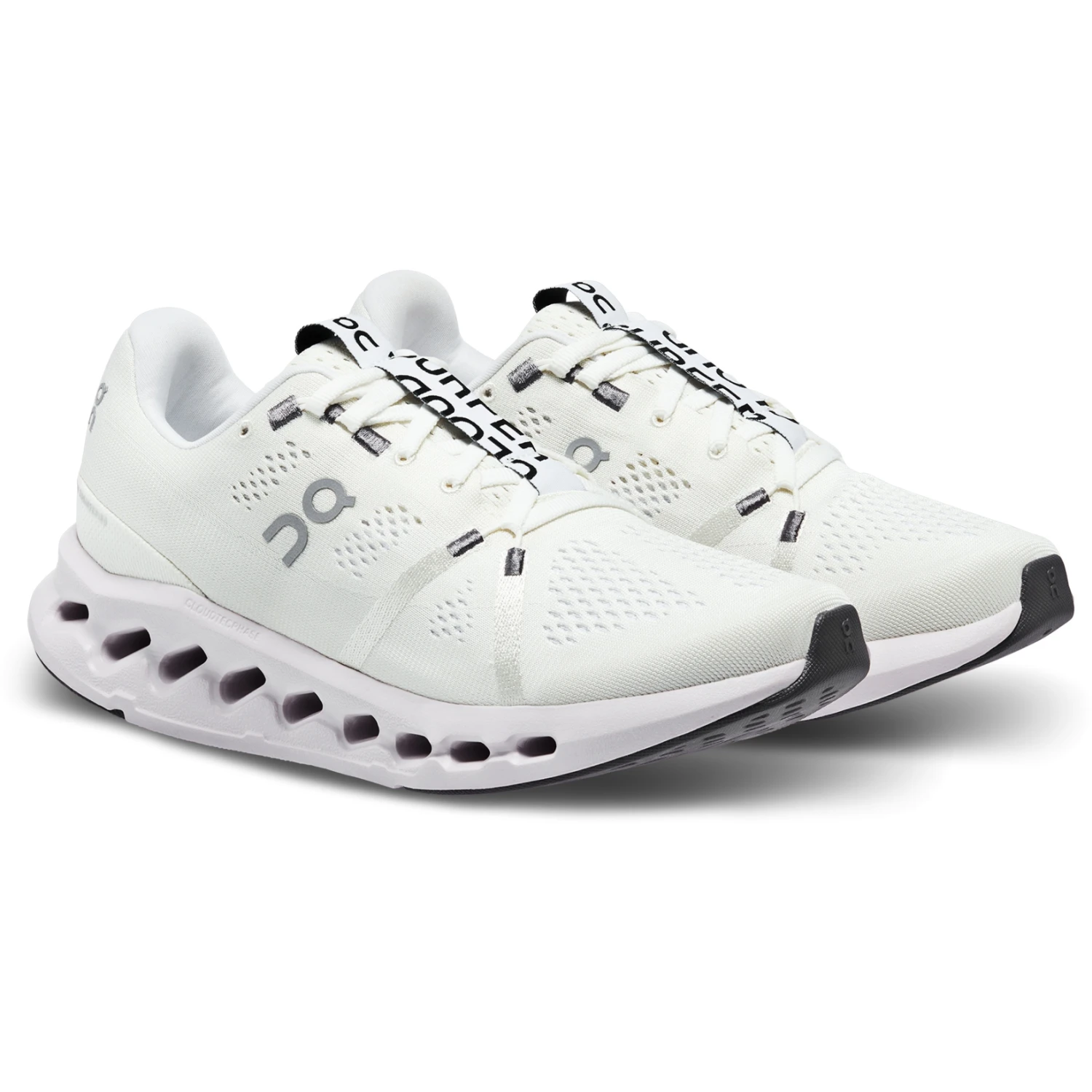 On Running On Cloudsurfer Dames Hardloopschoenen - White & Frost 1 On Running On Cloudsurfer Dames Hardloopschoenen - White & Frost