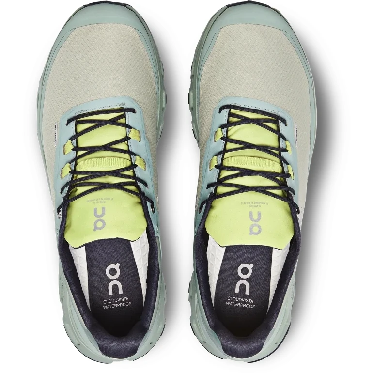 On Running On Cloudvista Waterproof Trail Hardloopschoenen - Chalk & Moss 4 On Running On Cloudvista Waterproof Trail Hardloopschoenen - Chalk & Moss - Afbeelding 4