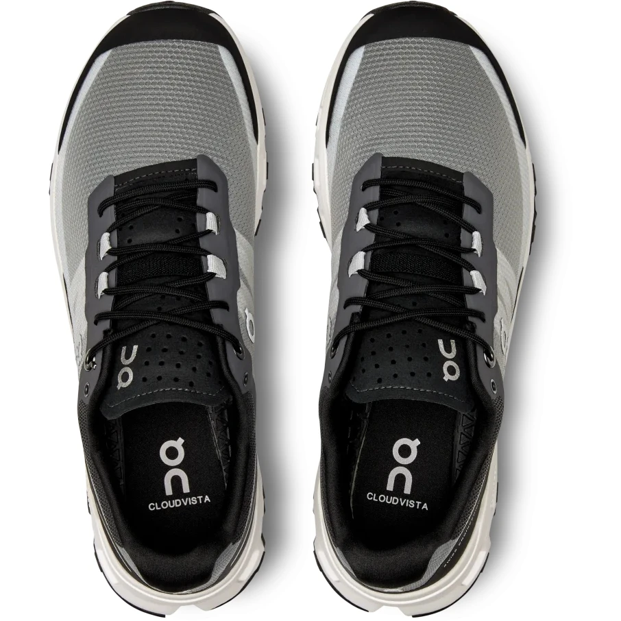 On Running On Cloudvista Dames Trail Hardloopschoenen - Zwart & Wit 4 On Running On Cloudvista Dames Trail Hardloopschoenen - Zwart & Wit - Afbeelding 4