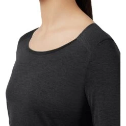 On Running On Performance Long-T Dames Shirt Met Lange Mouwen - Black -On Running on performance long t women long sleeve running shirt black 6 948940