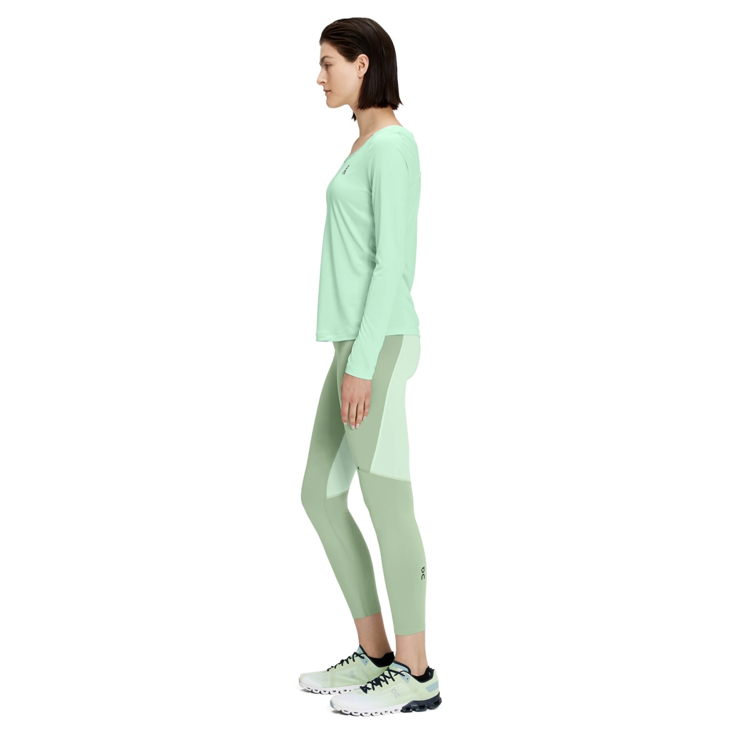 On Running On Performance Long-T Dames Shirt Met Lange Mouwen - Creek 2 On Running On Performance Long-T Dames Shirt Met Lange Mouwen - Creek - Afbeelding 2