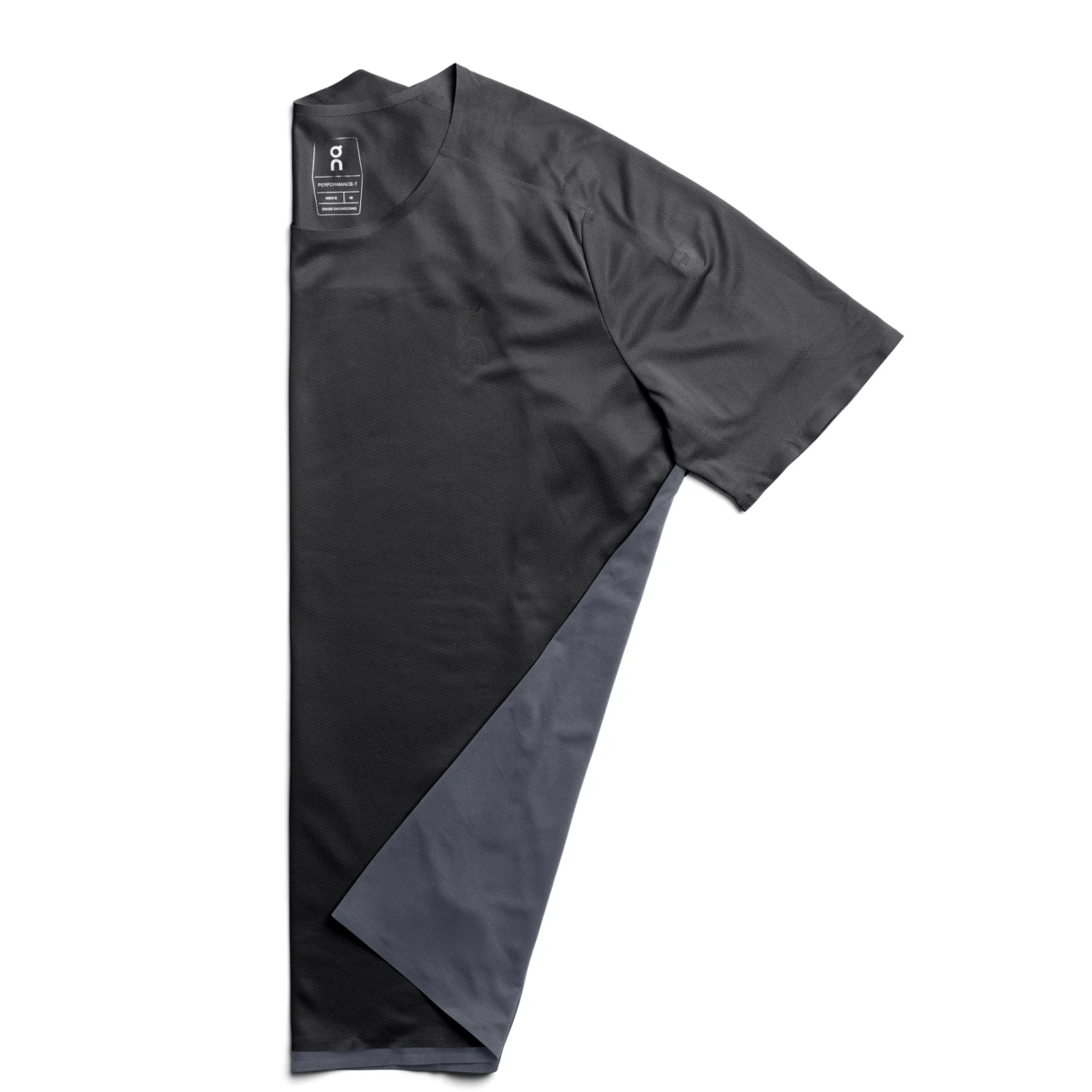 On Running On Performance-T Hardloopshirt - Black & Dark 4 On Running On Performance-T Hardloopshirt - Black & Dark - Afbeelding 4