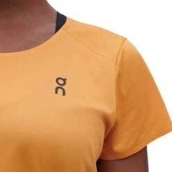 On Running On Performance-T Dames Hardloopshirt - Mango & Black 10 On Running On Performance-T Dames Hardloopshirt - Mango & Black -On Running on performance t women running shirt mango black 5 1297119