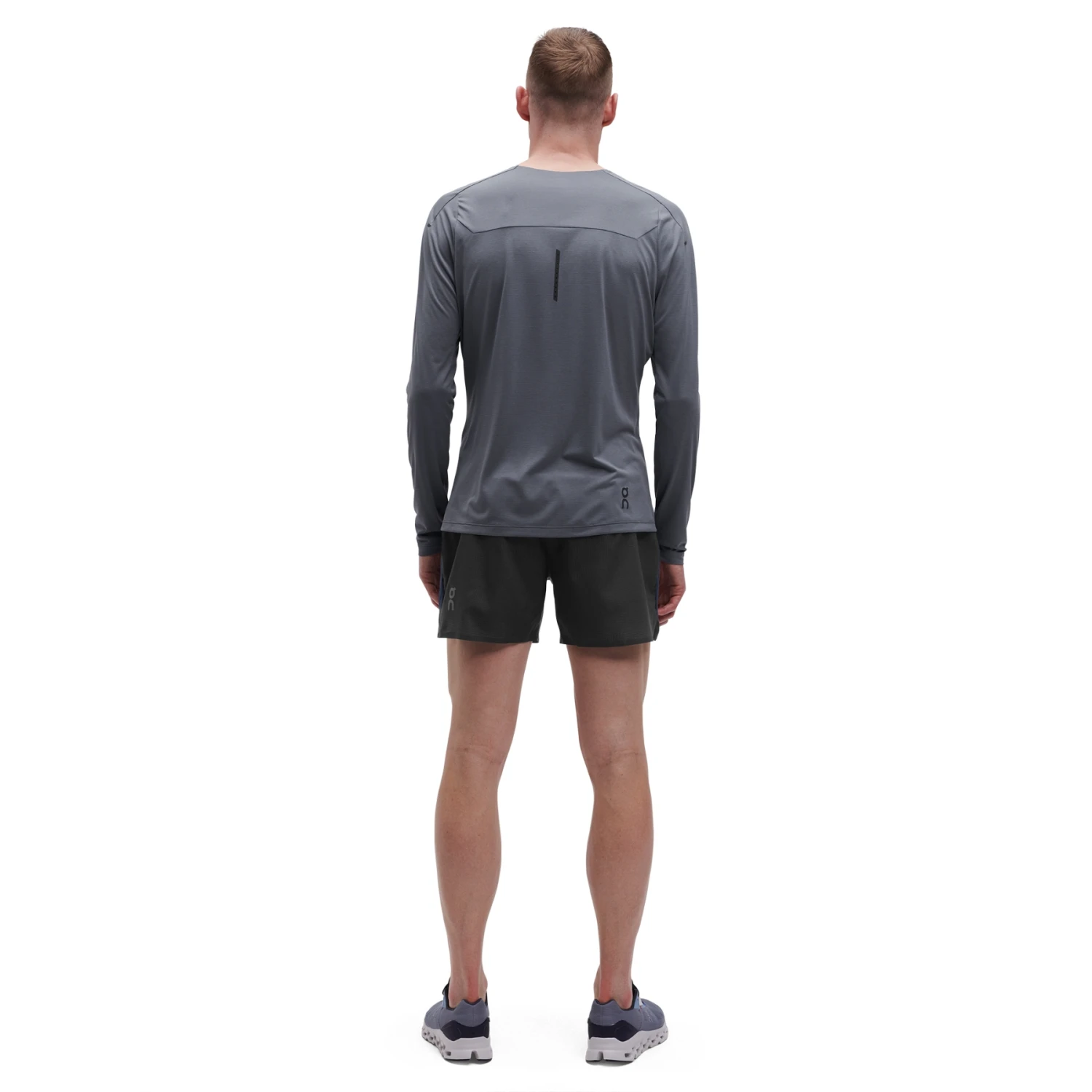 On Running On 5 Inch Lightweight Shorts Heren Hardloopshort - Denim & Black 4 On Running On 5 Inch Lightweight Shorts Heren Hardloopshort - Denim & Black - Afbeelding 4