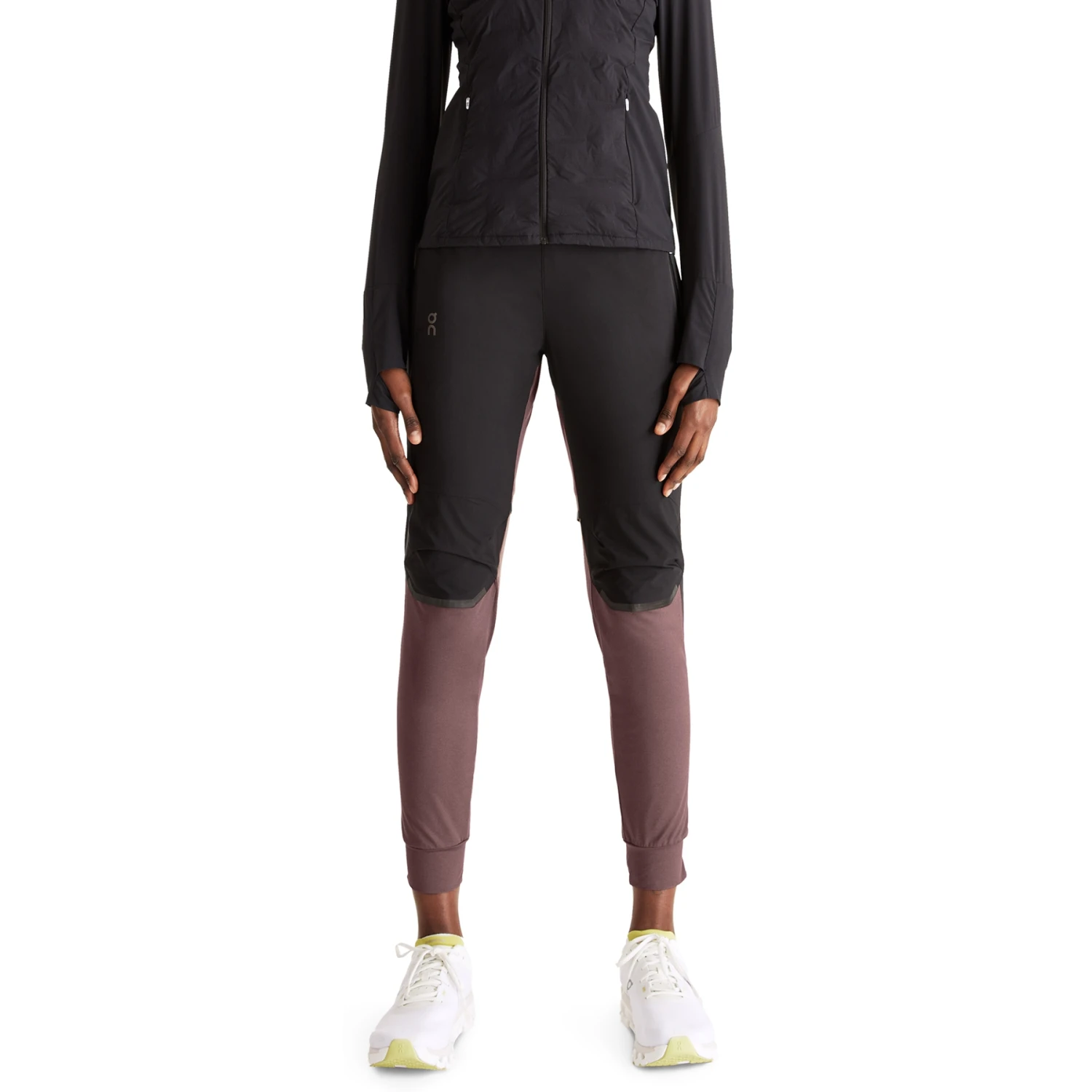 On Running Pants Dames Hardloop-Tights - Grape & Zwart 1 On Running Pants Dames Hardloop-Tights - Grape & Zwart