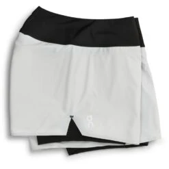 On Running Shorts Dames Hardloopbroek - Glacier & Black