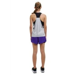 On Running On Tank-T Dames Hardloopshirt - Black & Glacier -On Running on running shorts women twilight black 4 1153073