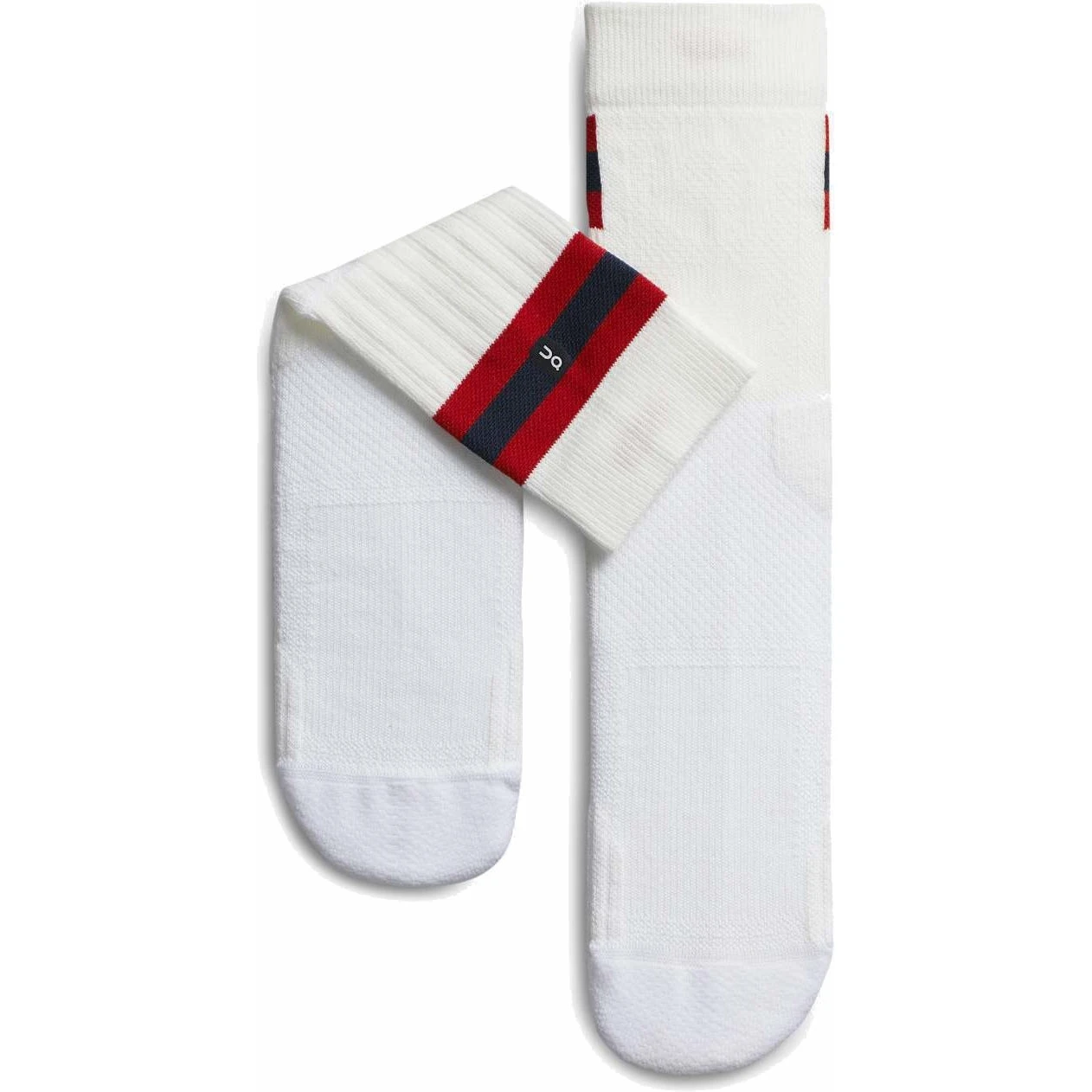 On Running On Tennis Sock Women - White & Red 5 On Running On Tennis Sock Women - White & Red - Afbeelding 5