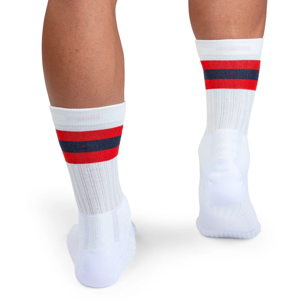 On Running On Tennis Sock - White & Red 4 On Running On Tennis Sock - White & Red - Afbeelding 4