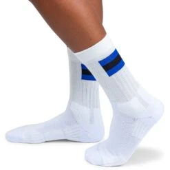On Running On Tennis Sock Women - White & Indigo 8 On Running On Tennis Sock Women - White & Indigo -On Running on running tennis sock women white indigo 1 1263289