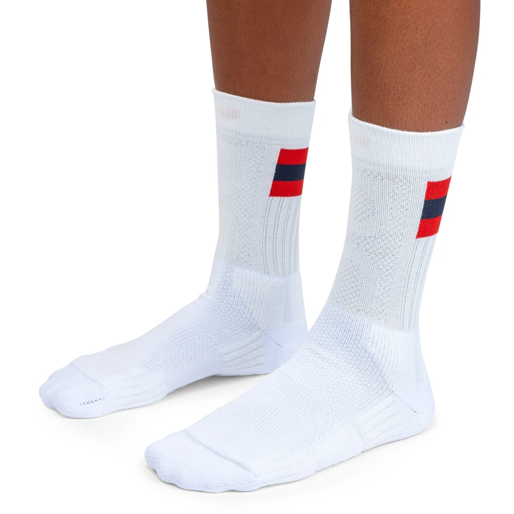 On Running On Tennis Sock Women - White & Red 2 On Running On Tennis Sock Women - White & Red - Afbeelding 2