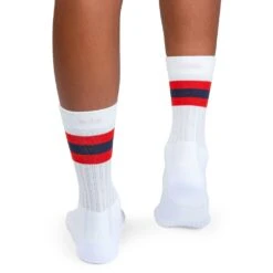On Running On Tennis Sock Women - White & Red 7 On Running On Tennis Sock Women - White & Red -On Running on running tennis sock women white red 3 1263286