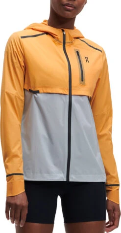 Hoodie On Running Weather Jacket