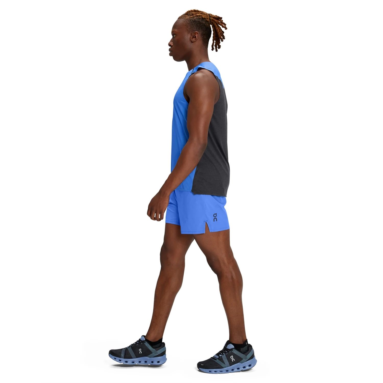 On Running On Tank-T Hardloopshirt - Cobalt & Black 2 On Running On Tank-T Hardloopshirt - Cobalt & Black - Afbeelding 2