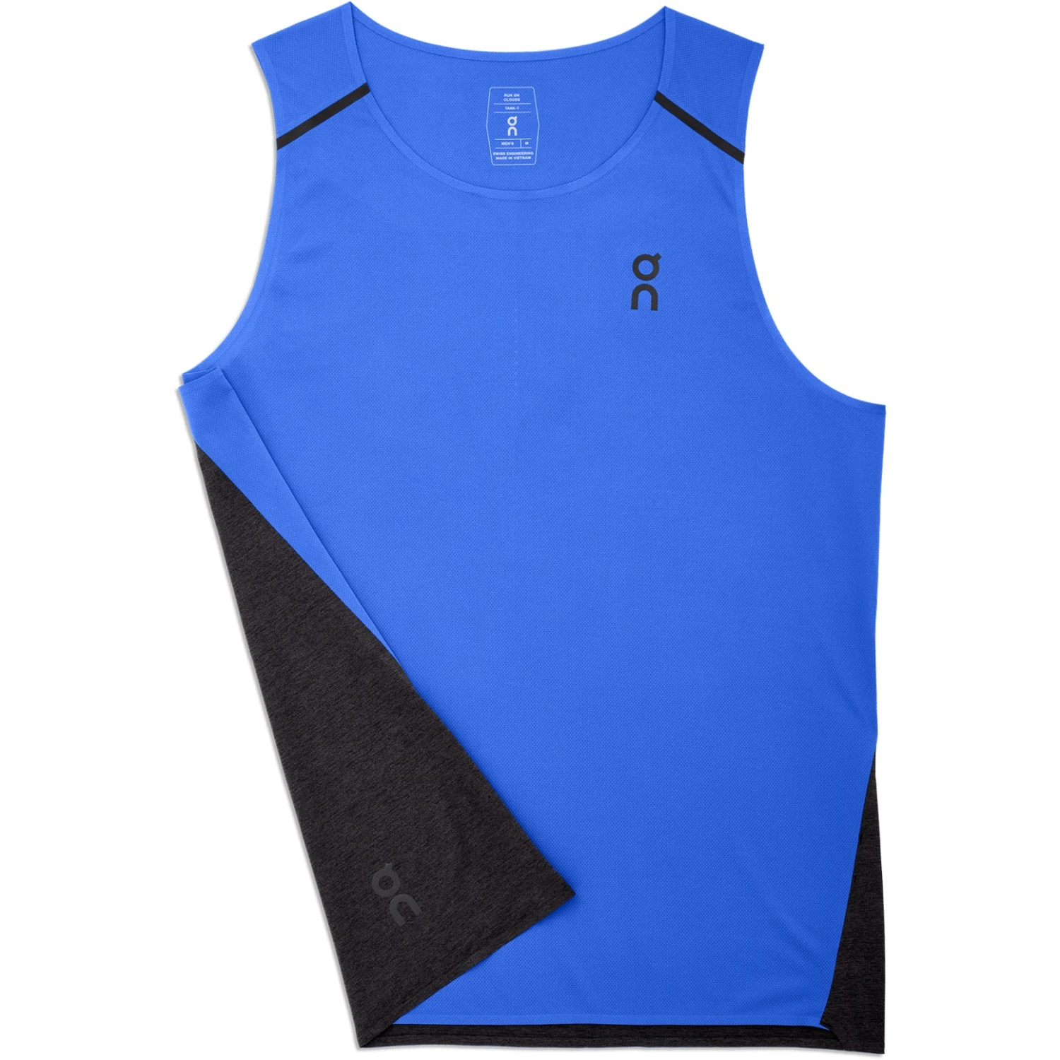 On Running On Tank-T Hardloopshirt - Cobalt & Black 7 On Running On Tank-T Hardloopshirt - Cobalt & Black - Afbeelding 7