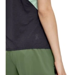 On Running On Tank-T Dames Hardloopshirt - Creek & Black -On Running on tank t women running shirt creek black 4 1427924