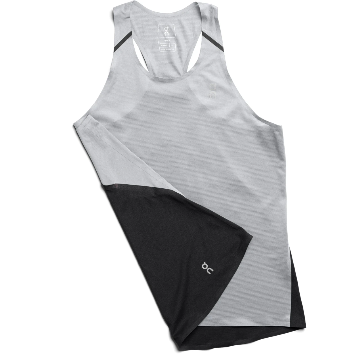 On Running On Tank-T Dames Hardloopshirt - Glacier & Black 4 On Running On Tank-T Dames Hardloopshirt - Glacier & Black - Afbeelding 4