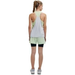 On Running On Tank-T Dames Hardloopshirt - Meadow & Glacier -On Running on tank t women running shirt meadow glacier 4 1153740