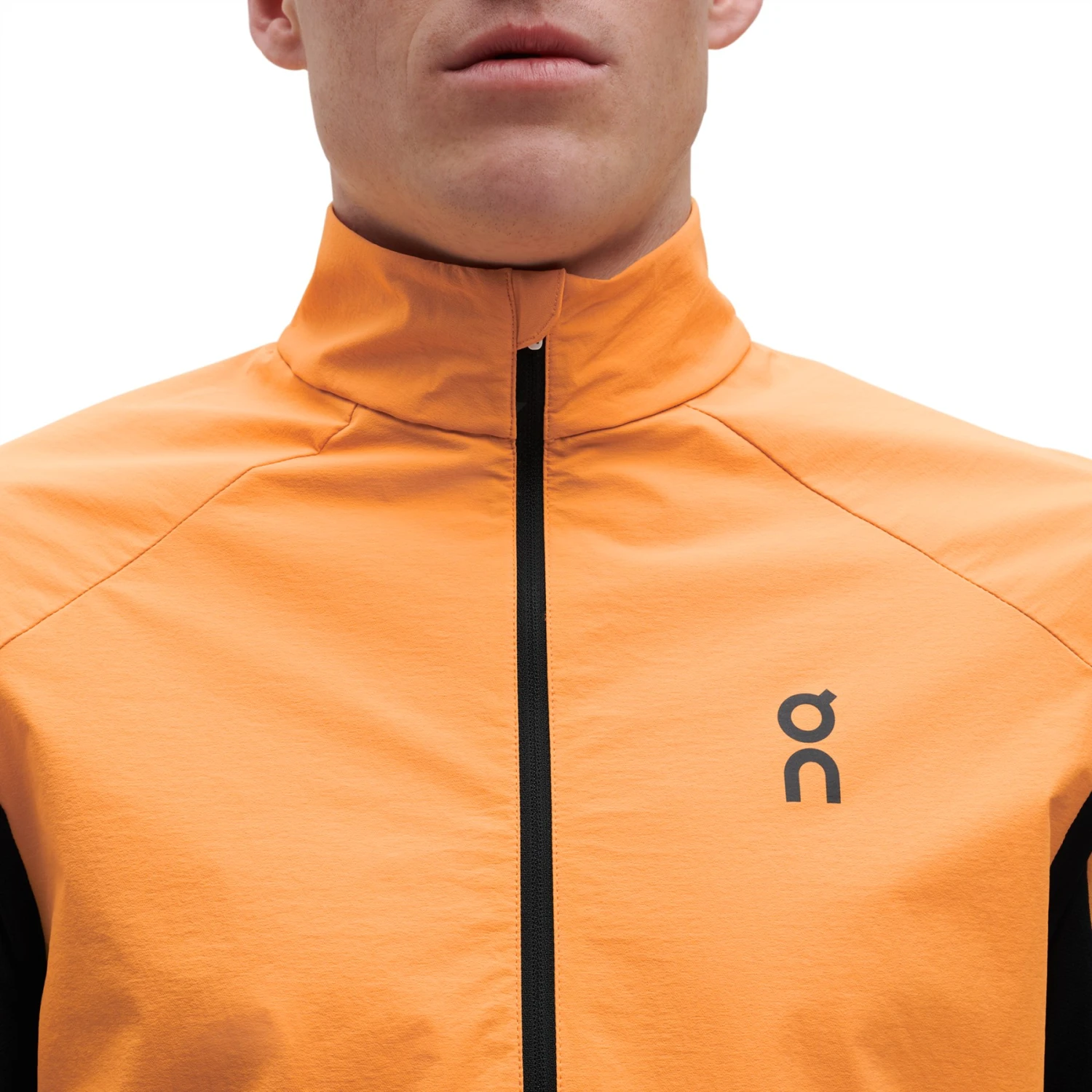 On Running On Trail Breaker Long Sleeve Running Shirt - Mango & Black 7 On Running On Trail Breaker Long Sleeve Running Shirt - Mango & Black - Afbeelding 7