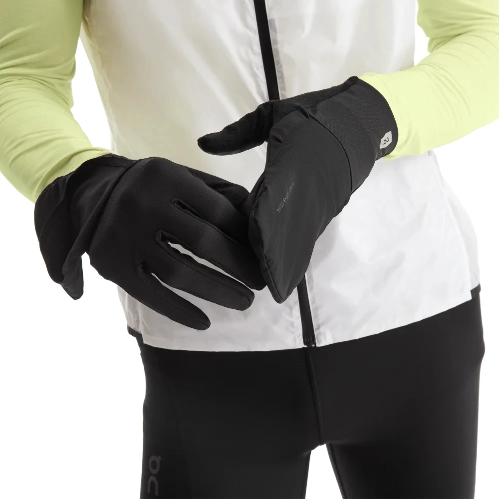 On Running On Weather Gloves Hardloop-Handschoenen - Zwart 2 On Running On Weather Gloves Hardloop-Handschoenen - Zwart - Afbeelding 2