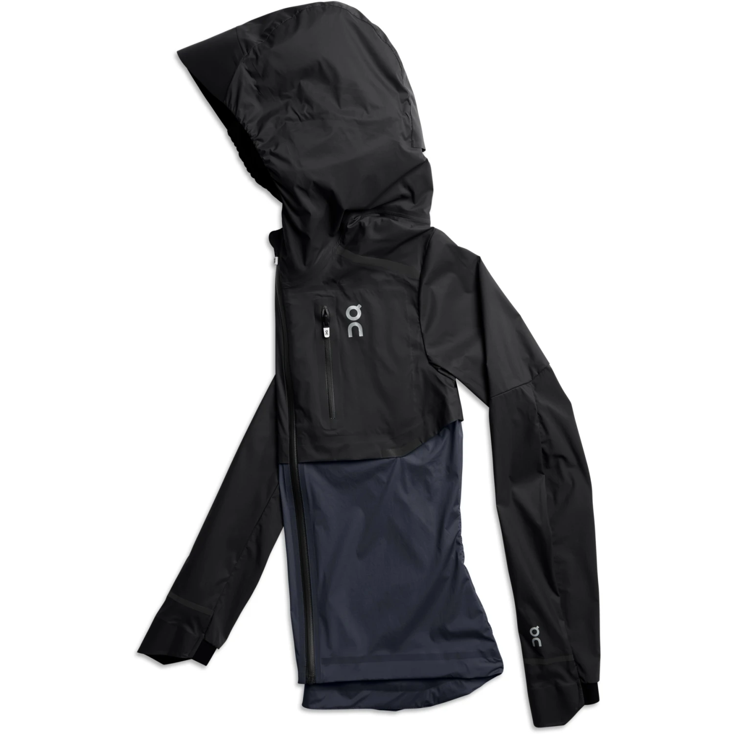 On Running On Weather Dames Hardloopjack - Black & Navy 4 On Running On Weather Dames Hardloopjack - Black & Navy - Afbeelding 4
