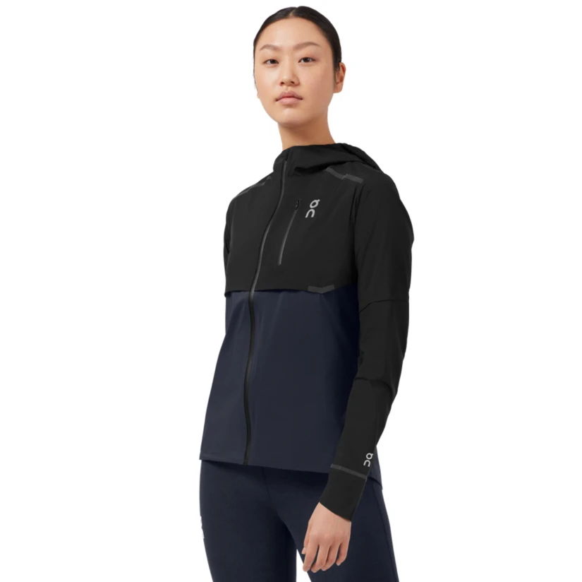 On Running On Weather Dames Hardloopjack - Black & Navy 1 On Running On Weather Dames Hardloopjack - Black & Navy