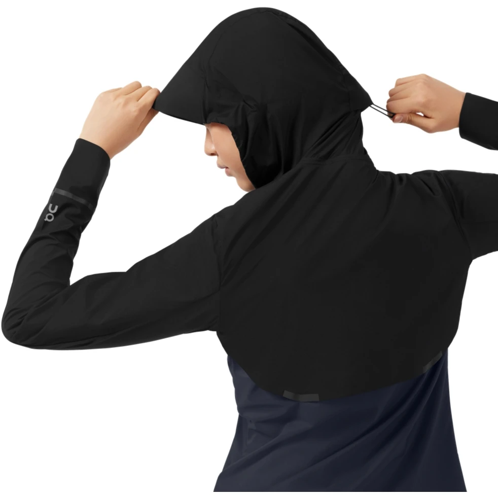 On Running On Weather Dames Hardloopjack - Black & Navy 7 On Running On Weather Dames Hardloopjack - Black & Navy - Afbeelding 7