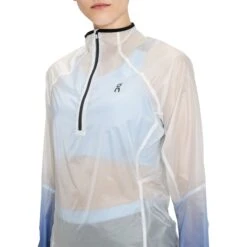 On Running On Zero Jacket Dames Hardloopjack - Undyed-White & Cobalt -On Running on zero jacket women undyed white cobalt 4 1443285